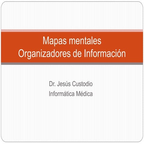 Mapas Mentales y Organizadores de Información