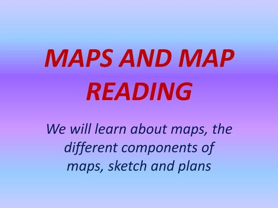 Map titles and symbols | PPT