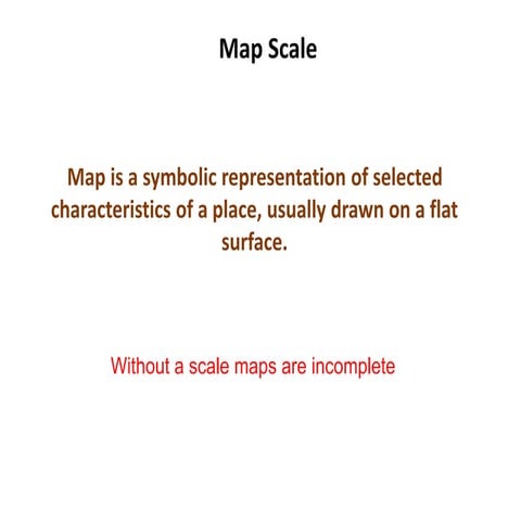 Types of Map Scales | PPTX