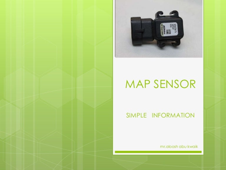 Map sensor مجس مراقبة ضغط الهواء في المحركات