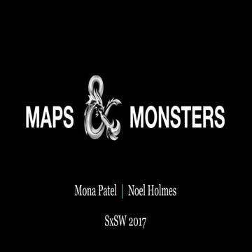 Innovation Workshops: Maps and monsters