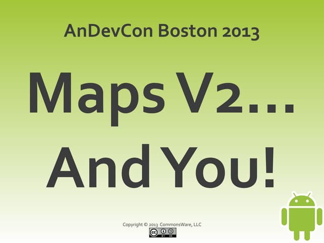Maps V2... And You!