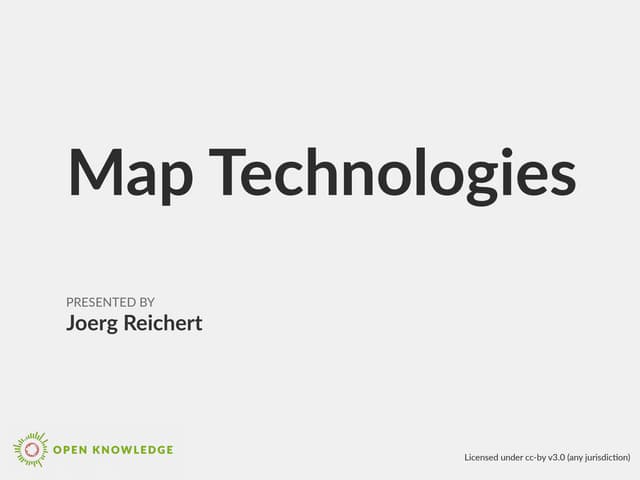 Map technologies