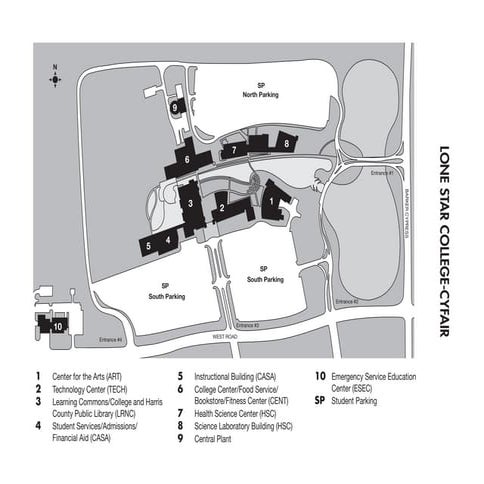 LSC-CyFair Campus Map | PDF