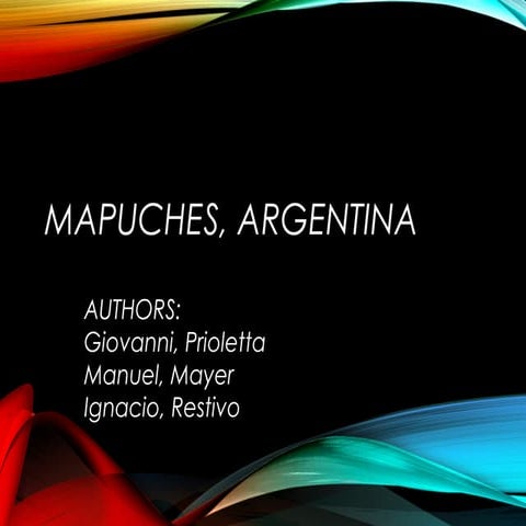 Mapuches, argentina | PPT