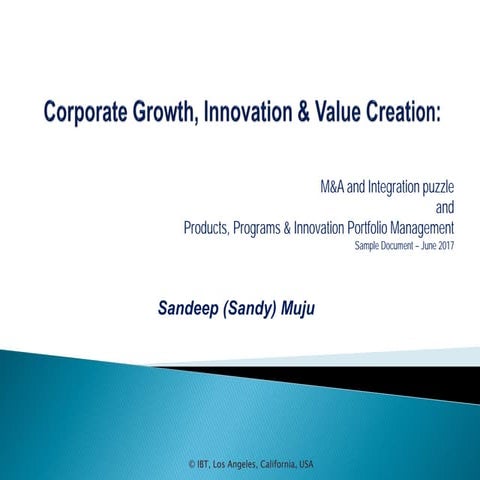 Mergers & Acquisition Puzzle + Innovation Management