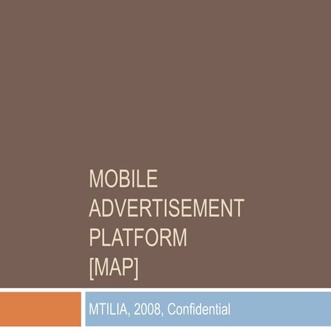 mobile advertisement platform