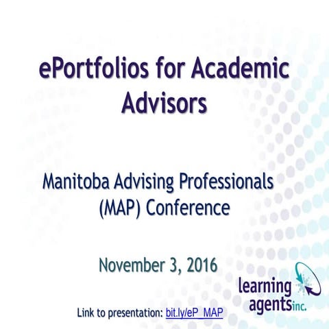 ePortfolios for Academic Advisors