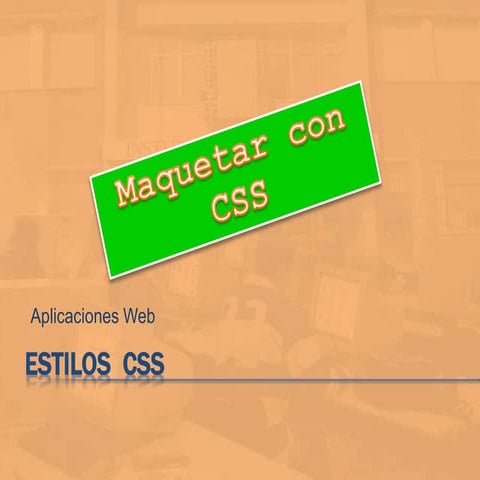 Maquetar pagina html con css
