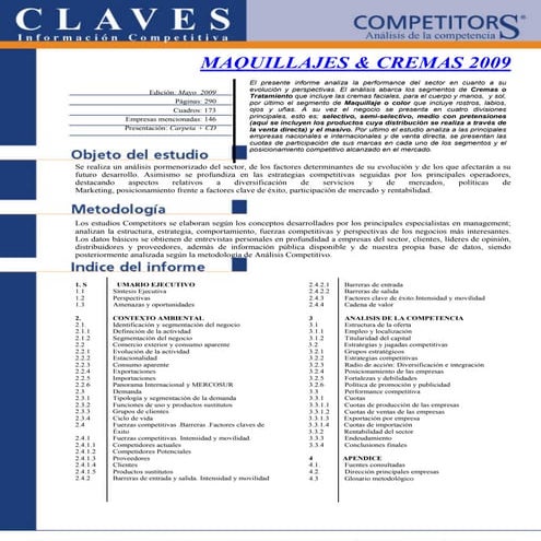 Maquillajes Y Cremas 2009