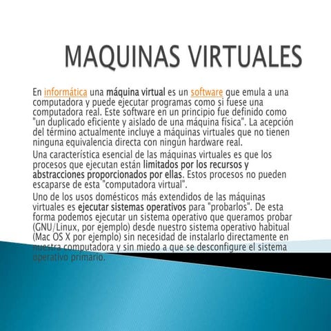 Maquinas virtuales