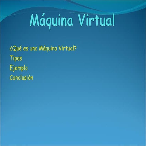 Maquina virtual
