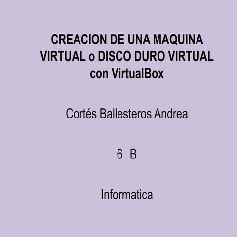 Maquina virtual