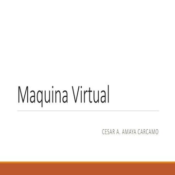 Maquina virtual