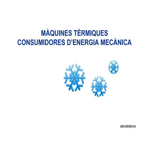 Maquines termiques refrigeracio