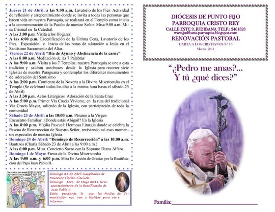 Carta a los Cristianos No. 13