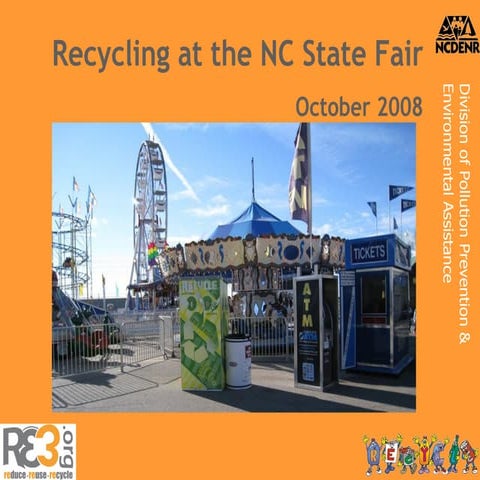 Recycling at the NC State Fair 2008