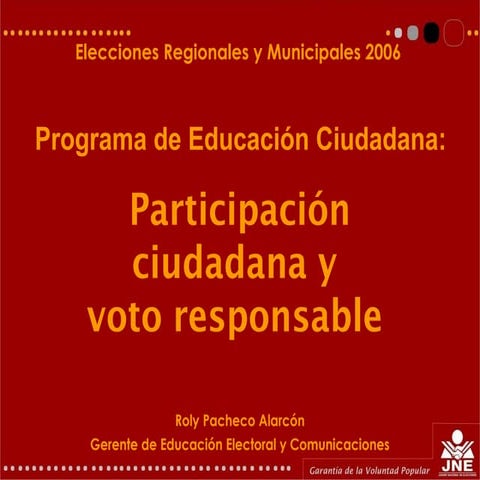 Trabajo de participación ciudadana de irene | PPT