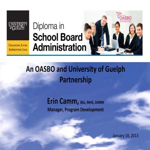 Diploma In School Board Administration