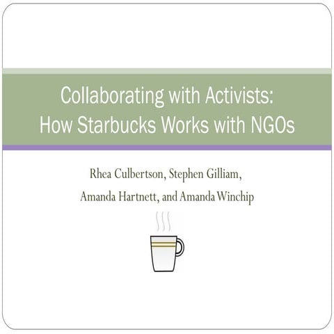 Starbucks - Corporate Affairs