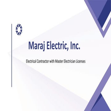 Maraj Electric, Inc. - Powered by Experience. Defined by Reliability..pdf