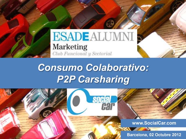 SocialCar - ESADE - Consumo Colabor...