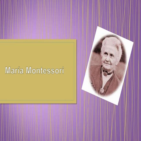 María montessori