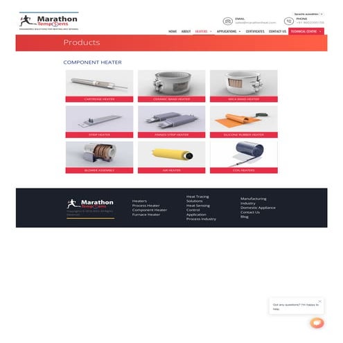 Marathon Heater Components | Component Heaters and Solutions