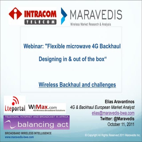 Maravedis intracom backhaul webinar_10_11
