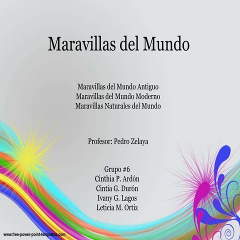 Maravillas del mundo