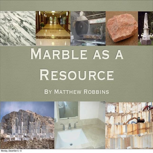 Presentation (1).PDF persaentation on marble stone | PDF