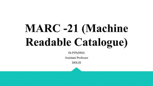 MARC -21.pptx