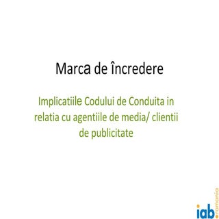 Marca De Incredere   Pentru Clienti