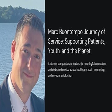 Marc Buontempo Advancing Care Plans for Youth Patients Earth