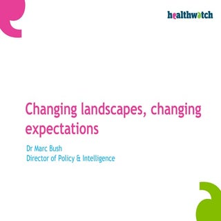 Marc Bush: Public expectations of t...