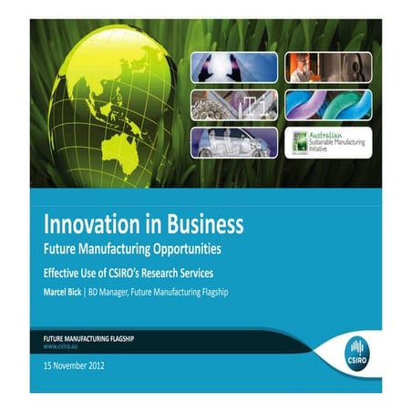 CSIRO/AIM Knowledge to Profit Event