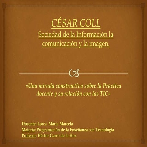 César Coll -Practicas Educativas | PPTX