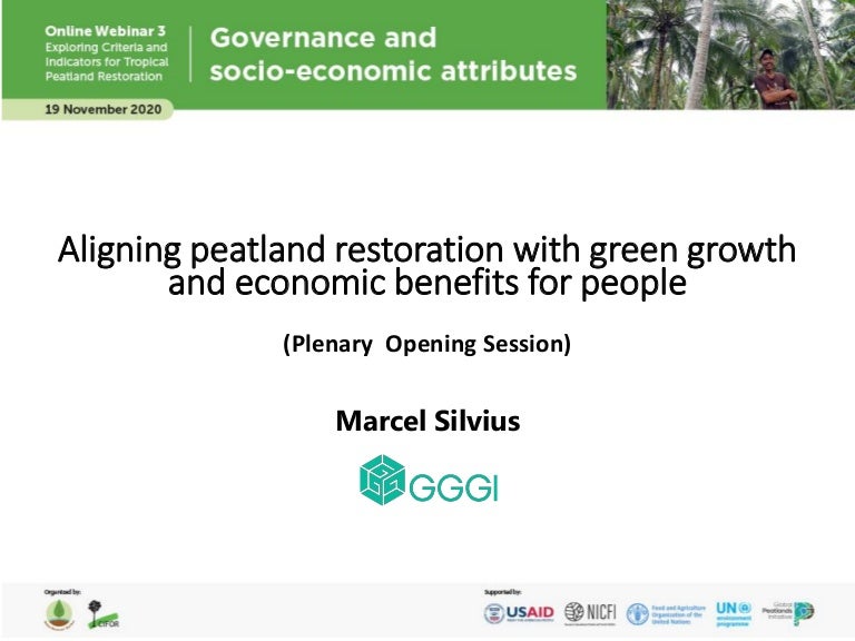 thumbnail of Aligning peatland restoration with green growth and economic benefits for people