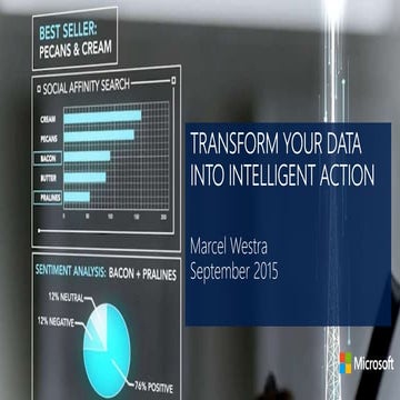 Big Data Expo 2015 - Microsoft Transform you data into intelligent action