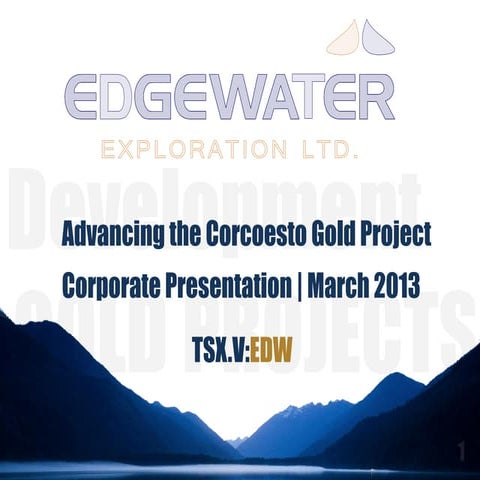 Edgewater Corporate Presentation