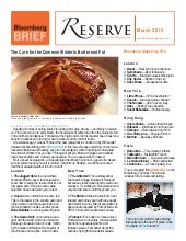 Bloomberg Brief Reserve- March Issue 