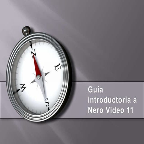 Guía introductoria a Nero Video 11