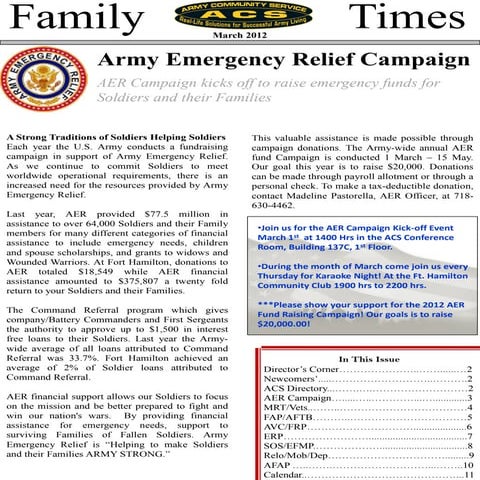 March 2012 newsletter