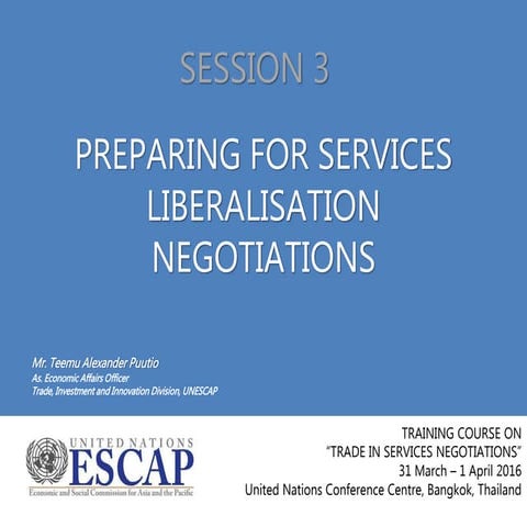 Preparing for negotiations - stakeholders and regulatory audit