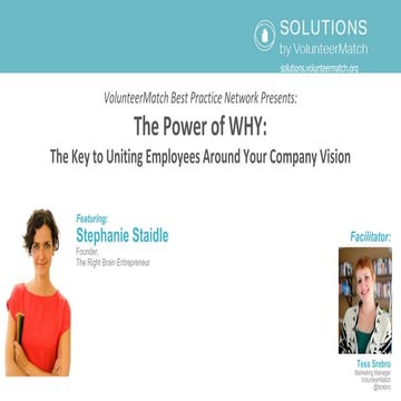 The Power of WHY: The Key to Uniting Employees Around Your Company Vision [Ma...