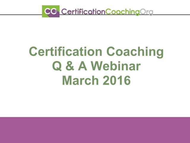 March 2016 Medical Coding Q&A Webinar