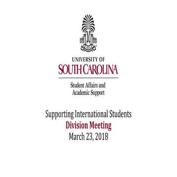 March 2018 Division Meeting