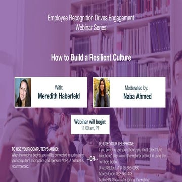 Employee Recognition Drives Engagement: How to Build A Resilient Culture