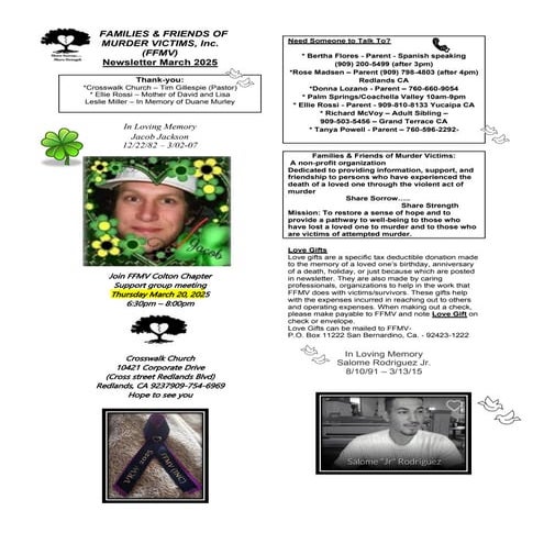 Families and Friends of Murder Victims.. | PDF