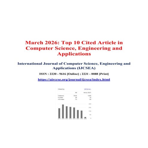 March 2026: Top 10 Cited Article in Computer Science, Engineering and ...